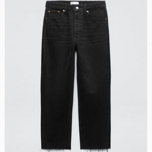 Zara Black Straight Jean